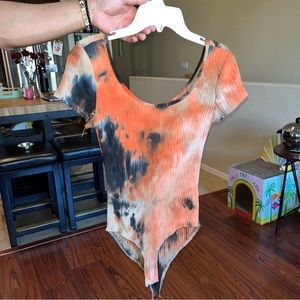 Women’s Orange Bodysuit
